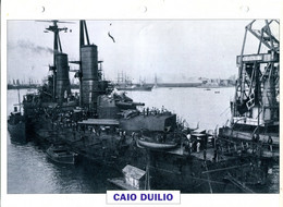 Italie 1913 - Cuirassé CAIO DUILIO - Barche