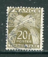 FRANCE- Taxe Y&T N°92- Oblitéré - 1960-.... Used