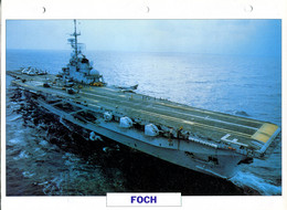 France 1960 - Porte-avion Lourd FOCH - Bateaux