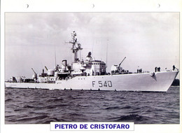 Italie 1965 - Corvette Anti-sous-marine PIETRO DE CRISTOFARO - Boten