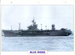 Etats Unis 1969 - Navire De Commandement BLUE RIDGE - Bateaux