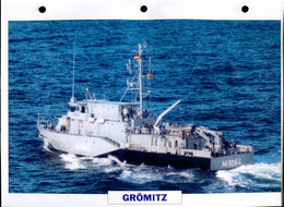 Allemagne 1993 - Chasseur De Mines GROMITZ - Barche