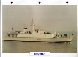 Grande Bretagne 1990 - Chasseur De Mines CROMER - Barcos