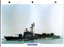 Allemagne 1973 - Patrouilleur Lance-missiles PANTHER - Bateaux