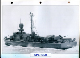 Allemagne 1974 - Patrouilleur Lance-missiles SPERBER - Boats