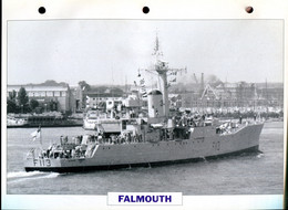 Grande Bretagne 1959 - Escorteur De Lutte Anti-sous-marine FALMOUTH - Barcos