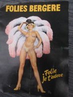 Programme/FOLIES BERGERE/Folie Je T'adore/Héléne Martini/Michel Gyarmathy/Norma Duval/Laurence Darpy/1977          CMH53 - Programs