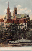 CPA - SUISSE - BÂLE - La Cathédrale - Carte Colorisée - Bazel