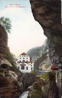 CPA - SUISSE - Bad Pfäfers - Blick Von Der Taminaschlucht - Colorisée - Rivière - Pfäfers