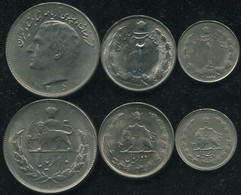 Persia Coins Set #9. 1959-78 (3 Coins. AUnc-Unc) - Iran