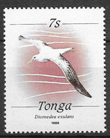 Tonga 1989  MiNr. 1064  Birds Wandering Albatross  1v MNH**  1.70 € - Albatrosse & Sturmvögel