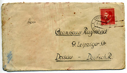 1943 - Lettre De Slatinice (Boheme Et Moravie) Pour Un Français S.T.O à Dessau (Allemagne) - Lettre Ouverte Sur 3 Cotés) - Lettres & Documents