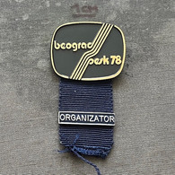 Badge Pin ZN011895 - Rowing Kayak Canoe Yugoslavia Serbia Belgrade Beograd World Championship 1978 ORGANIZATOR - Roeisport