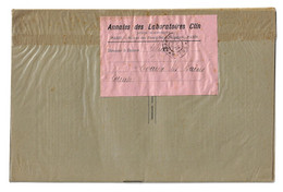 IMPRIMES P P Mâcon Bande De Journal Sur Document Entier Ob 25 9 1922 Anales Labo CLIN - Manual Postmarks