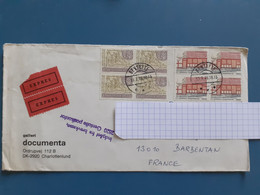 Lettre En Exprès Pour Barbentane (13) 13-07-1975 - Cachets à Date Marseille Gare Arrivée Et Barbentane 15-07-1975 - Brieven En Documenten