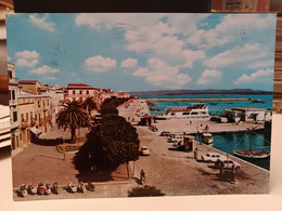 Cartolina Carloforte  Prov Carbonia Iglesias Lungomare, Stazione Marittima 1967 - Carbonia