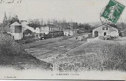 CPA-  (79) - St-Maixent L École - ..Belle Vue De La Gare..Train  ( A Circulé 27-8-1908) - Saint Maixent L'Ecole