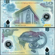 Papua New Guinea 10 Kina. 2008 Polymer Unc. Banknote Cat# P.30a - Papua New Guinea