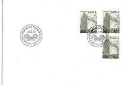 Sweden 1970 Glimmingehus Castle (Built In The 15th Century), Skåne Province,  Mi 681 FDC - Maximum Cards & Covers