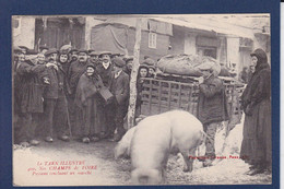 CPA [81] Tarn Marché écrite Cochon Pig - Other & Unclassified