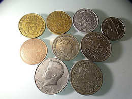 World Lot 9 Coins - Lots & Kiloware - Coins