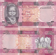 South Sudan - 5 Pounds 2011 UNC Lemberg-Zp - Sudan
