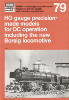 Catalogue HAMO 1979  MÄRKLIN MODEL HO 1/87 Englische Ausgabe Brochure - Engels