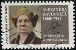 France 2022 Oblitéré Used Grandes Voyageuses Alexandra David Néel 1ère étrangère à Entrer à Lhassa - Used Stamps