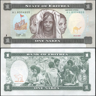 Eritrea 1 Nakfa. 24.05.1997 Unc. Banknote Cat# P.1a - Eritrea