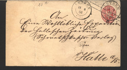 Preussen,U 25A,o ,Lützen  (217) - Postal  Stationery