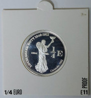 French Guiana (France) - 1/4 Euro 2004, Silver Proof, X# E11 (Fantasy Coin) (1265) - Unclassified