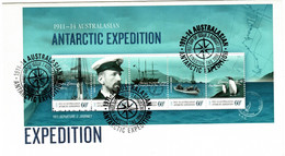 Australian Antarctic Territory 2011 Antarctic Expedition, Souvenir Sheet , First Day Cover - FDC