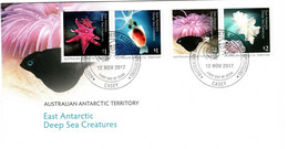 Australian Antarctic Territory 2017 Deep Sea Creatures,Casey Base, First Day Cover - FDC