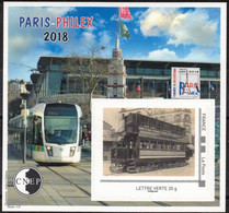 FRANCE CNEP 78  - PARIS PHILEX 2018     - TRAM - TRAMWAY - CNEP