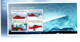 Australian Antarctic Territory 2018 RSV Aurora Australis 30 Years,Souvenir Sheet First Day Cover - FDC