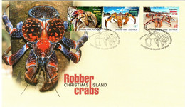 Christmas Island 2016 Crabs , First Day Cover - FDC