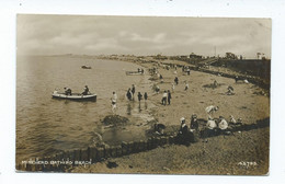 Somerset  Postcard Minehead Well Animated Rp Bathing Beach 1923 - Minehead