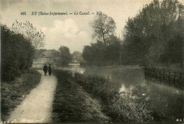 Eu * Vue Sur Le Canal * Chemin - Eu