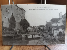 CPA  -  MARNAY - L'Ognon Au Pied Du Vieux Château  (1919) .animée , Attelage ,pont...(S30-22) - Marnay