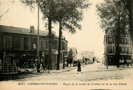 Maisons Alfort * Charentonneau * Angle De La Route De Créteil Et La Rue Cécile * Commerces Magasins - Maisons Alfort