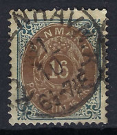 DANEMARK 1875-1903:  Le Y&T 26B,  B Obl. CAD - Briefe U. Dokumente