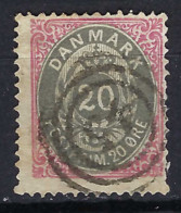 DANEMARK 1875-1903:  Le Y&T 26A,  TB Obl. Chiffre "45" - Lettres & Documents