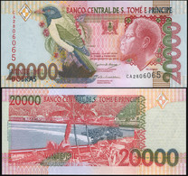 Sao Tome And Principe 20000 Dobras. 26.08.2004 Unc. Banknote Cat# P.67c - Sao Tome And Principe