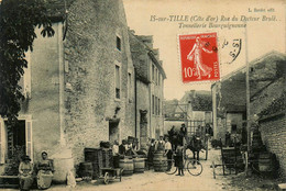 Is Sur Tille * La Rue Du Docteur Brulé * Tonnellerie Bourguignonne * Tonnelier Artisan Vin Bois - Is Sur Tille