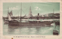 CPA - 17 - LA ROCHELLE - STEAMER Sortant Des Bassins - Beau Bateau - Voilier - La Rochelle