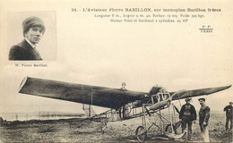 AVIATION  L'aviateur BARILLON Pierre Sur Monoplan Barillon Freres - Riunioni