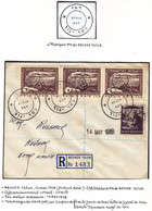 Israël -  Période Intérimaire - Lettre Recom De 1948 ° - Oblit Nesher Yahur - Valeur 73 $ ( 20 + 28 + 5 ) En .....2010 - Cartas