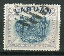 LABUAN  (  POSTE  ) : Y&T  N°  56  TIMBRE  OBLITERE . A  SAISIR . - Borneo Septentrional (...-1963)