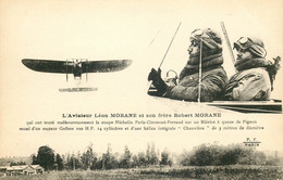 AVIATION L'aviateur MORANE Leon Et Son Frere MORANE Robert - Fliegertreffen