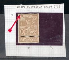 België Nr 72-V2 X Cote €20 Perfect - 1849-1900